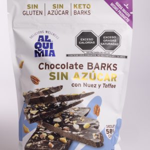 rice cake chocolate sin azúcar nuez y toffee